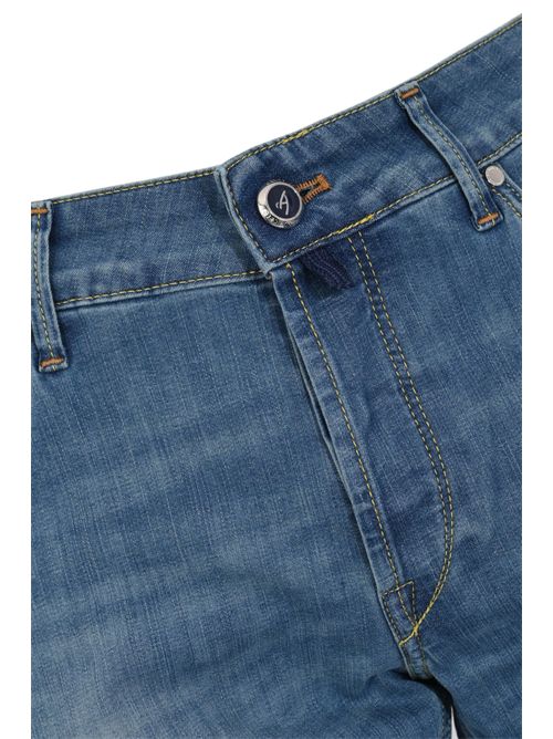 Jeans Orvieto in denim di cotone e lyocell stretch HAND PICKED | ORVIETOC_03348  W3003_Lav. 3